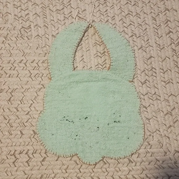 Vintage Bunny Baby Bib - Picture 2 of 2